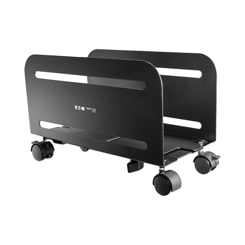 Tripp Lite Mobile CPU Caddy for Computer Towers, Width Adjustable, Locking Casters, Black — Being Shipped