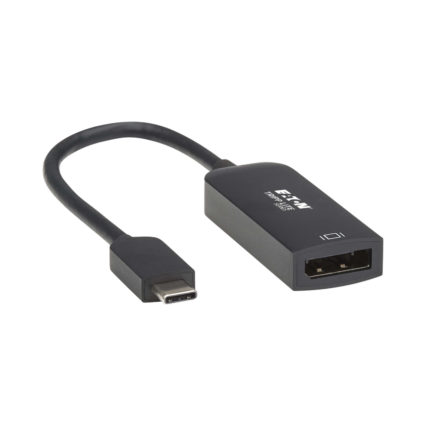 Tripp Lite USB-C to DisplayPort Active Adapter Cable with Equalizer (M/F), UHD 8K, HDR, DP 1.4, Black, 6 in. (15.2 cm) — Being Shipped