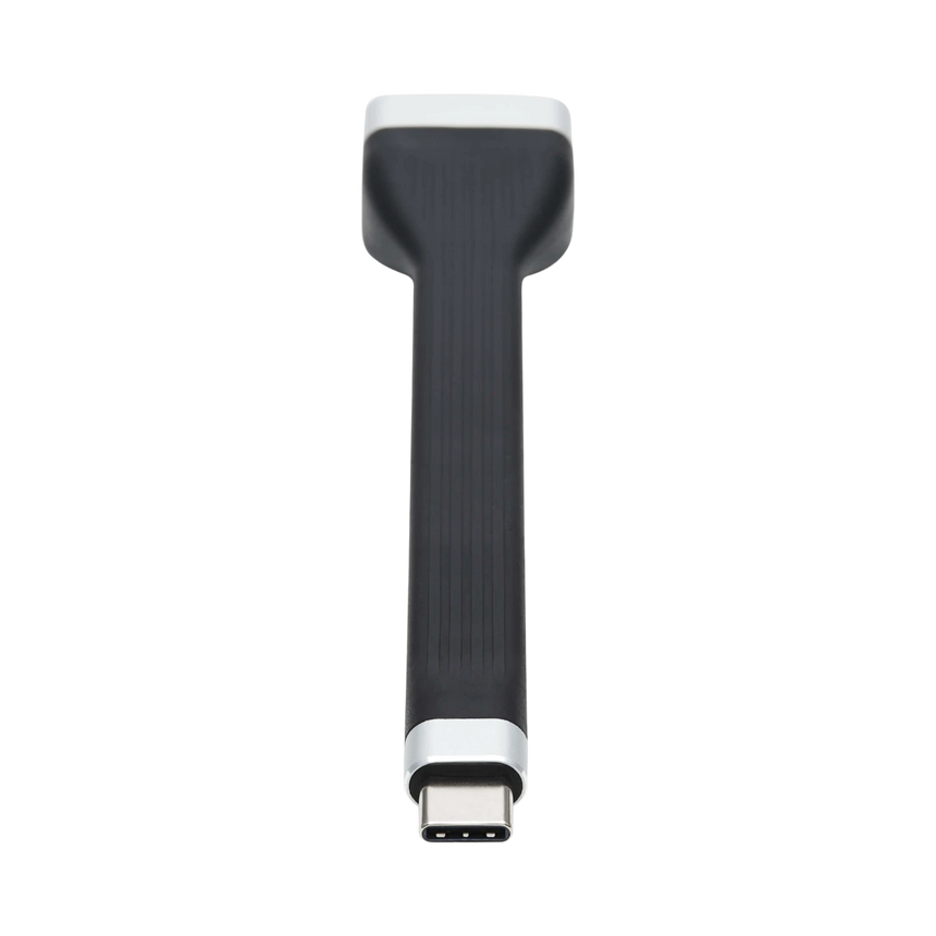 Tripp Lite USB-C to VGA Flat Adapter Cable (M/F), 1080p 60 Hz, Thunderbolt 3 Compatible, Black, 5 in. (12.7 cm) — Being Shipped