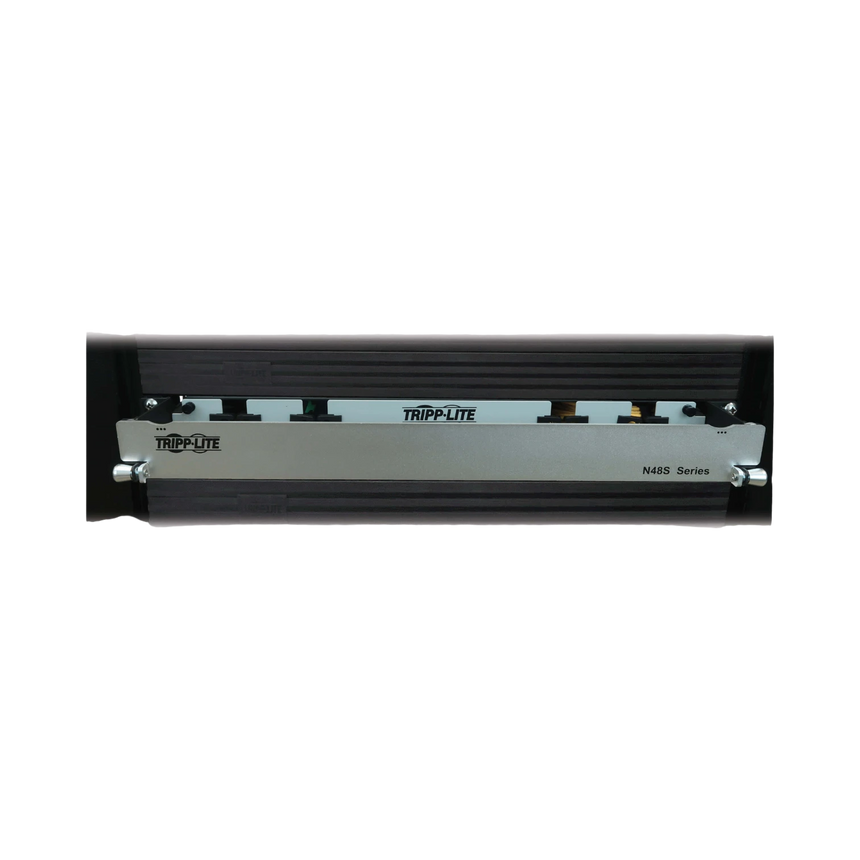 Tripp Lite Preloaded Fiber Panel, 1U, 2x (12F MTP/MPO-APC to 4x LC Duplex F/M) 8F Trunk Cables, OS2 Singlemode, 20 m (65.6 ft.) — Being Shipped