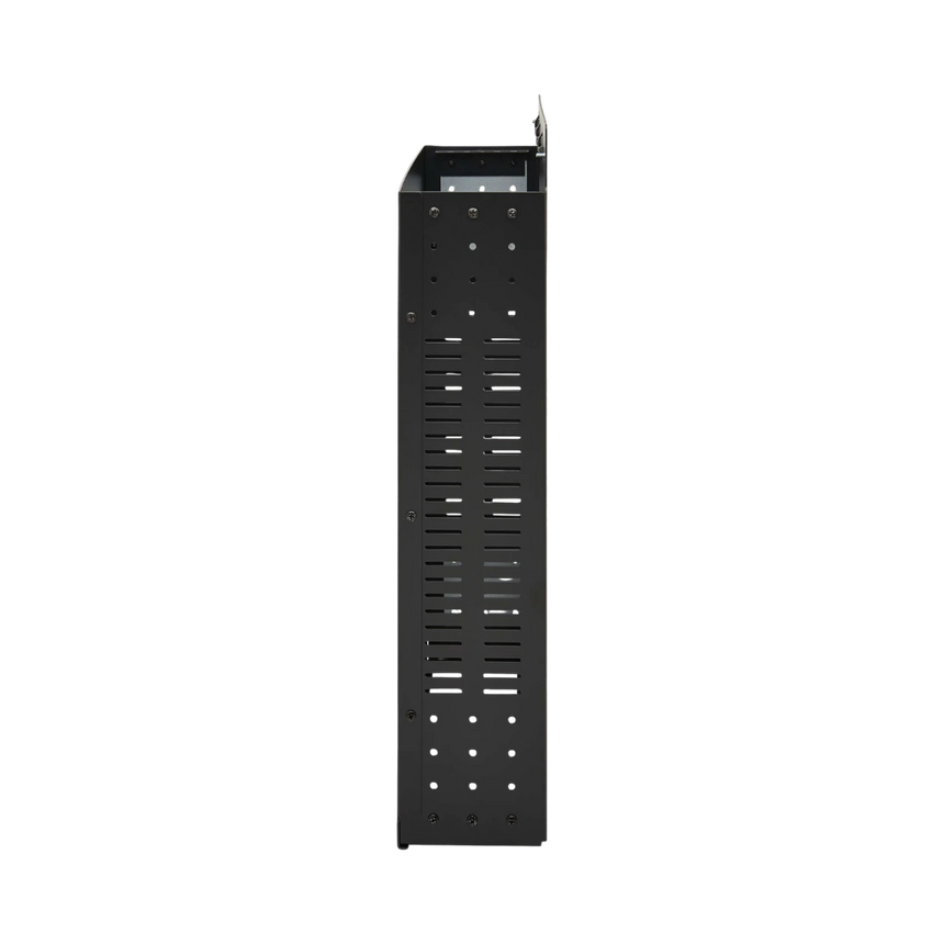 Tripp Lite SmartRack 2U Low-Profile Vertical-Mount Vented Wall-Mount Mini Rack Enclosure, Black — Being Shipped