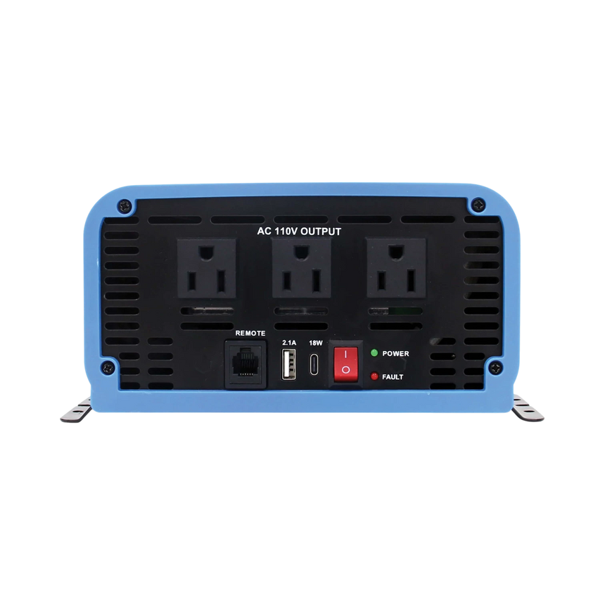 Tripp Lite 1000W Light-Duty Compact Power Inverter, 3x 5-15R, USB Charging, Pure Sine Wave, Wired Remote — Being Shipped