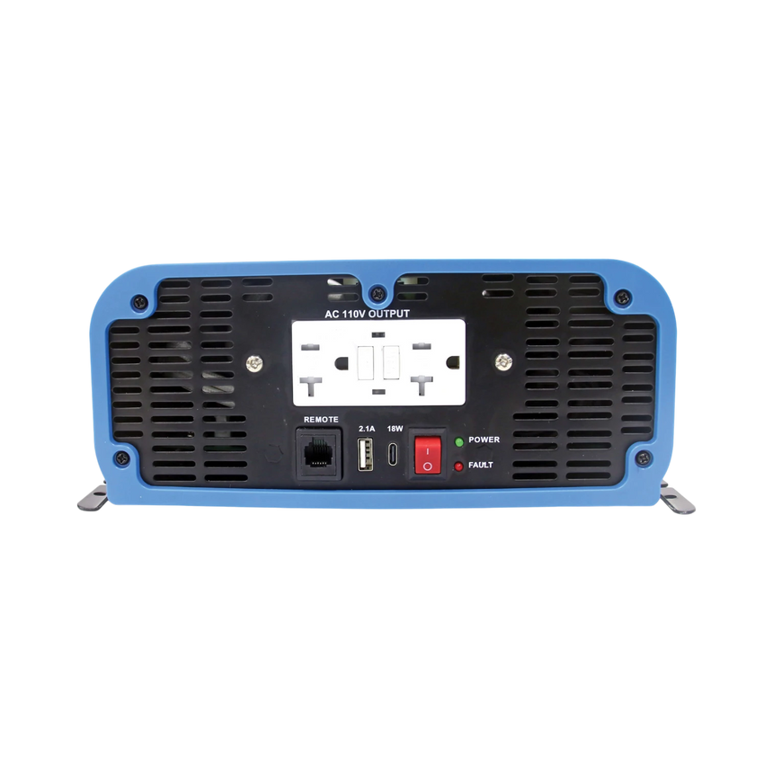 Tripp Lite 2000W Light-Duty Compact Power Inverter, 2x 5-15/20R, USB Charging, Pure Sine Wave, Wired Remote — Being Shipped
