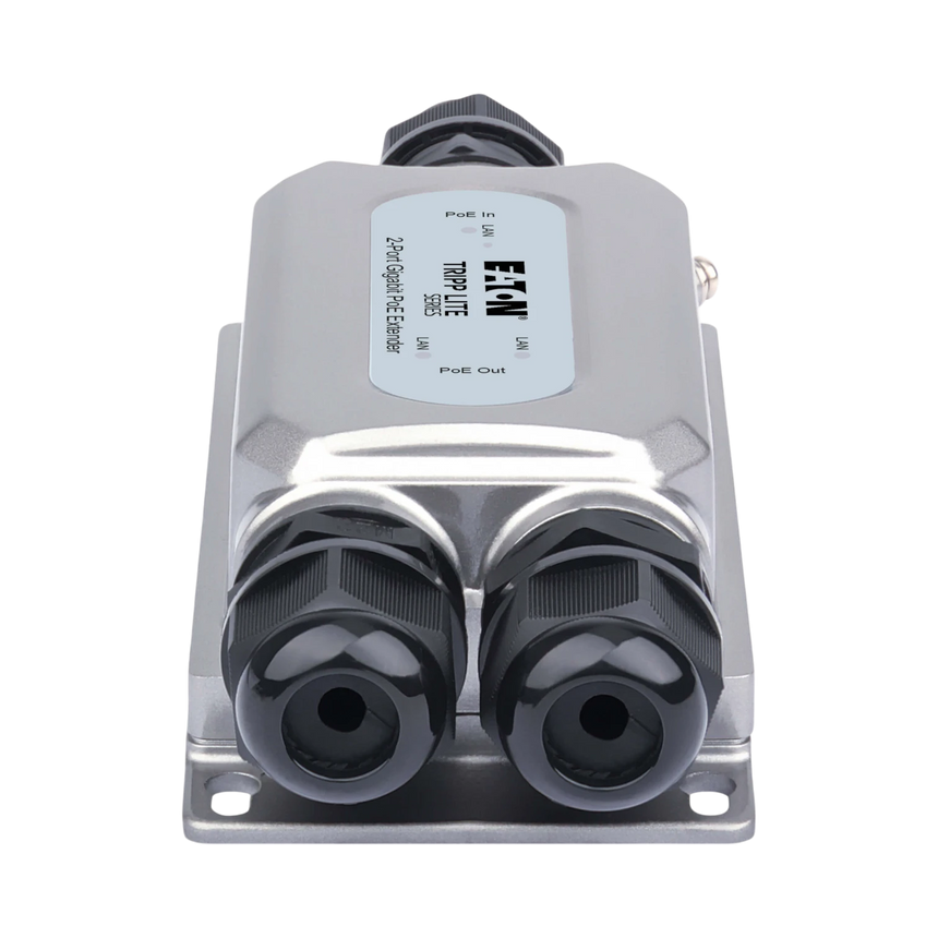 Tripp Lite 2-Port Gigabit Ethernet PoE+ Extender/Repeater, Cat5e/6/6a, 95W, IP67, IK10, 328 ft. (100 m) — Being Shipped