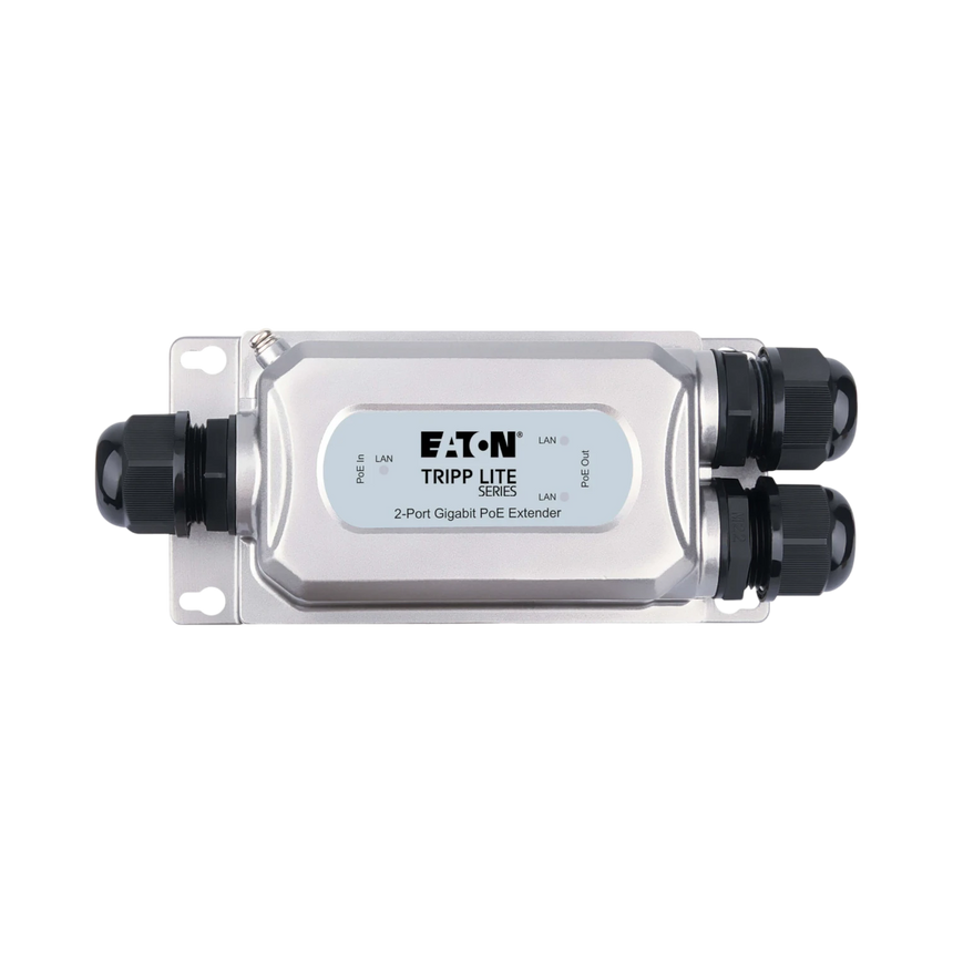 Tripp Lite 2-Port Gigabit Ethernet PoE+ Extender/Repeater, Cat5e/6/6a, 95W, IP67, IK10, 328 ft. (100 m) — Being Shipped