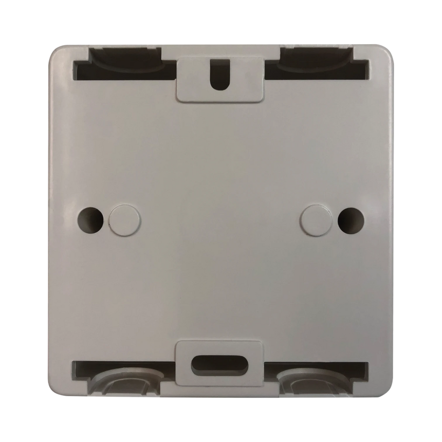 Tripp Lite Single-Gang Surface Mounting Box, European Style, 81 x 81 x 45 mm, White, TAA — Being Shipped