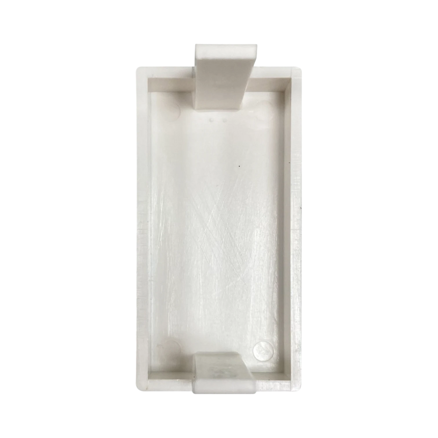 Tripp Lite Blank Snap-In Insert, European Style, Vertical, 22.5 x 45 mm, White, TAA — Being Shipped