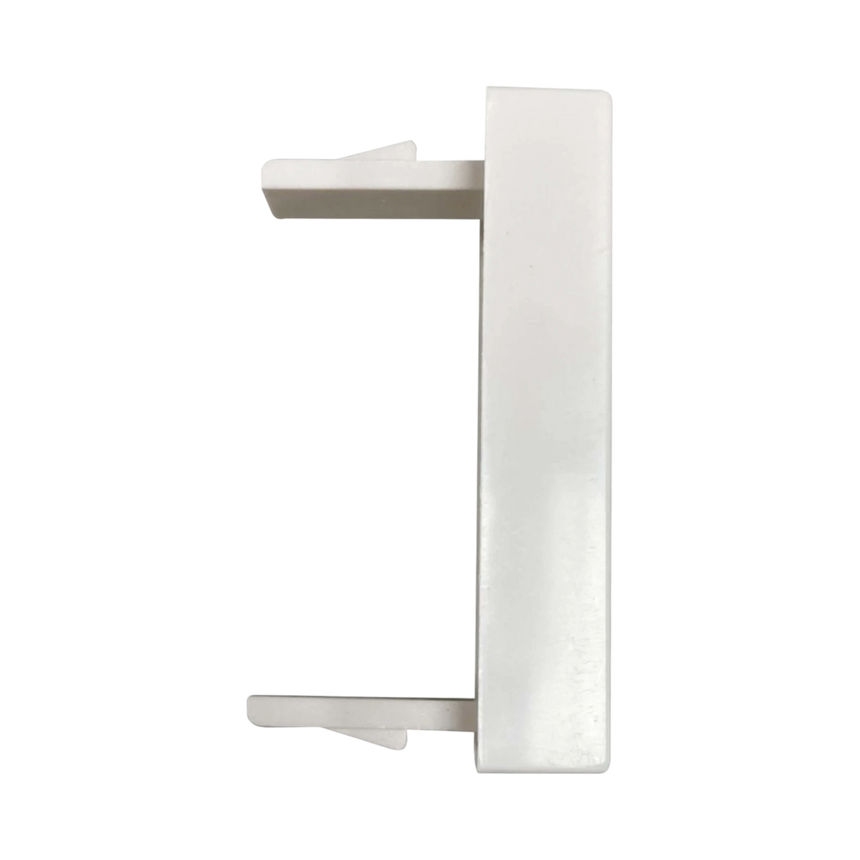 Tripp Lite Blank Snap-In Insert, European Style, Vertical, 22.5 x 45 mm, White, TAA — Being Shipped