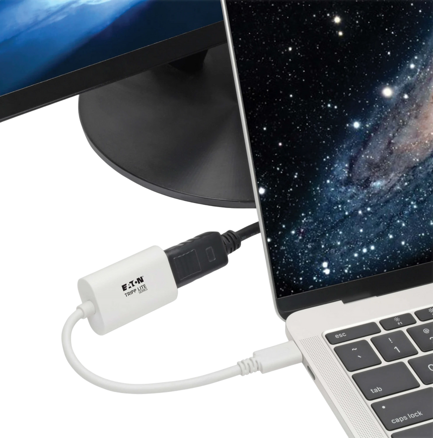 Tripp Lite USB-C to Displayport 4K 60Hz Adapter, White — Being Shipped