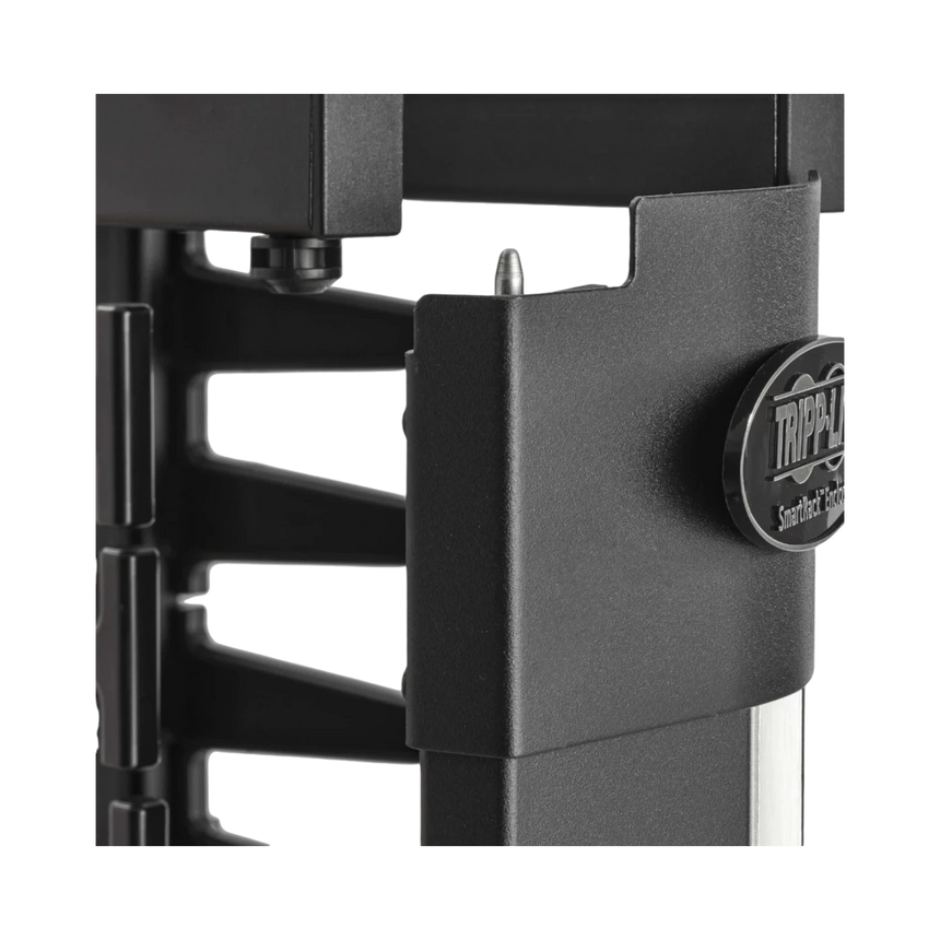 Tripp Lite High-Capacity Vertical Cable Manager - Deep Double Finger Duct with Cover, Double Sided, 6 in. Wide, Yellow/Black, 7 ft. (2.2 m) — Being Shipped