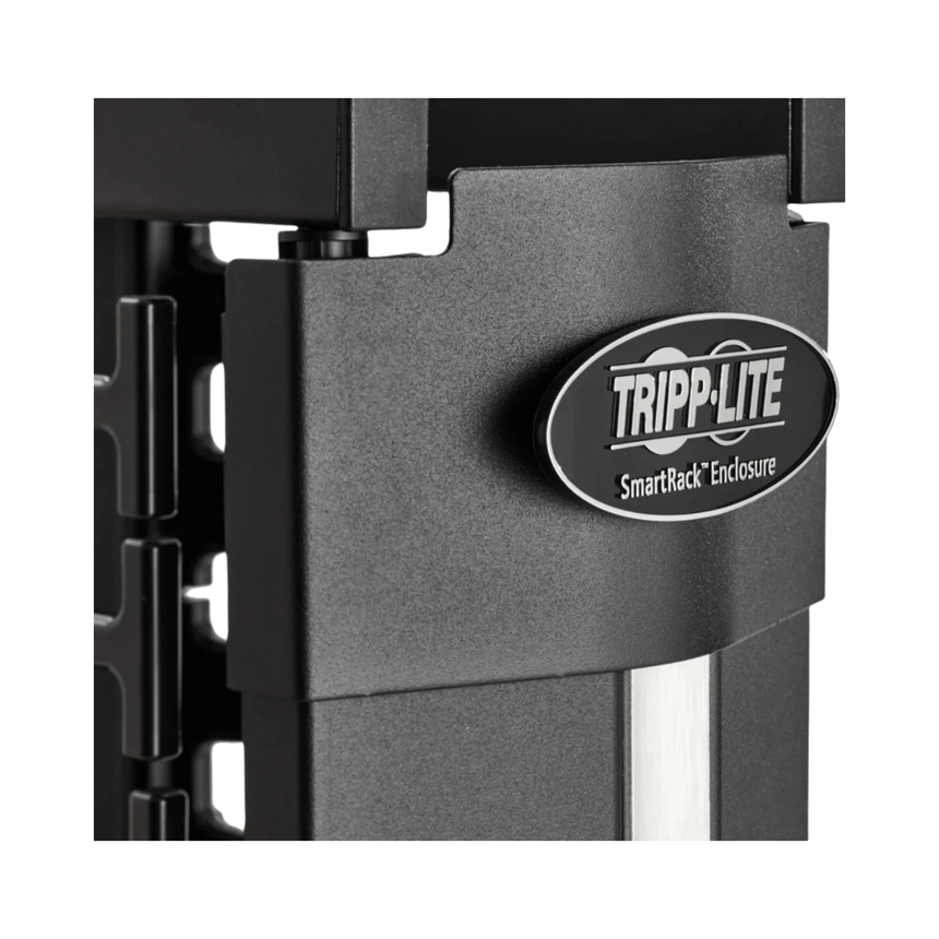 Tripp Lite High-Capacity Vertical Cable Manager - Deep Double Finger Duct with Cover, Double Sided, 6 in. Wide, Yellow/Black, 7 ft. (2.2 m) — Being Shipped