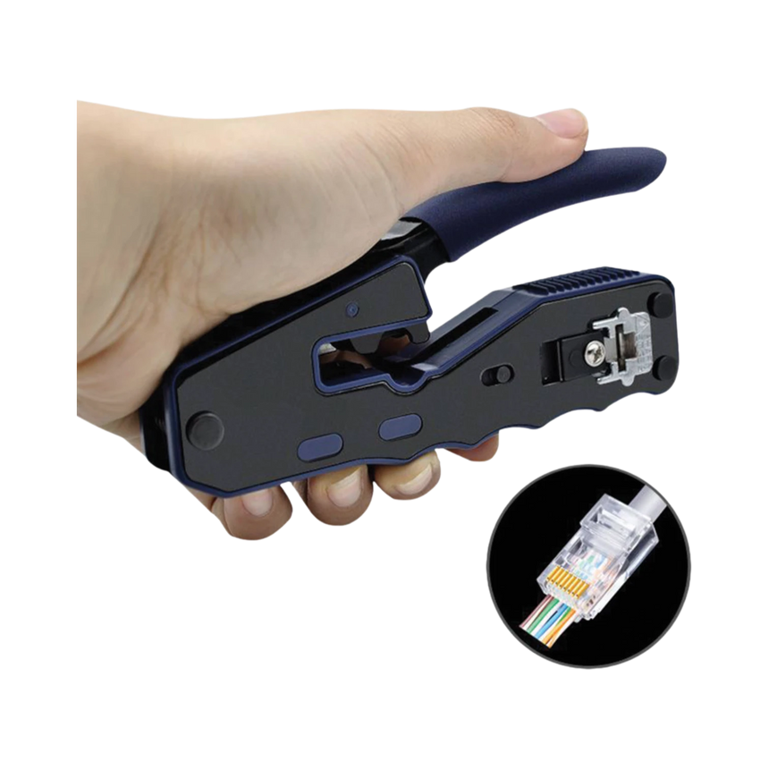 Tripp Lite Crimping Tool with Cable Stripper for Pass-Through RJ45 Plugs — Being Shipped