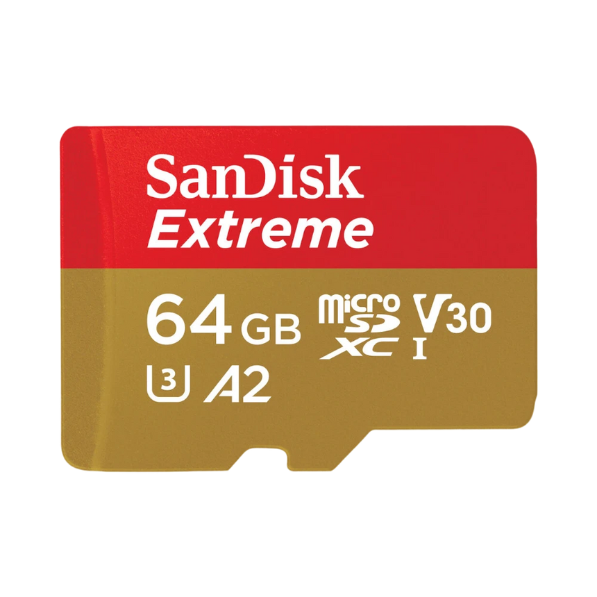 SanDisk 64GB Extreme UHS-I microSDXC Memory Card with SD Adapter — Being Shipped