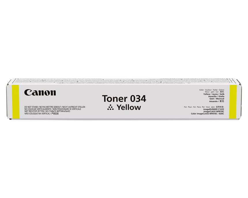 Canon 034 Yellow Toner Cartridge — Being Shipped