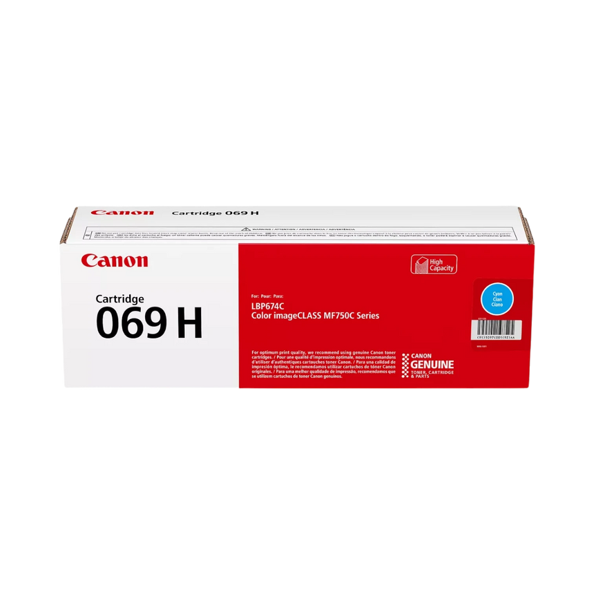 Canon 069 High-Capacity Cyan Toner Cartridge — Being Shipped