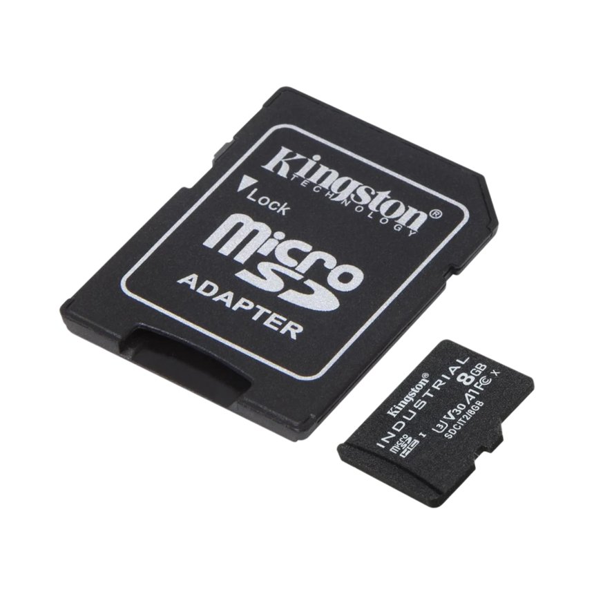 Kingston Industrial 8GB UHS-I microSDHC Memory Card with SD Adapter — Being Shipped
