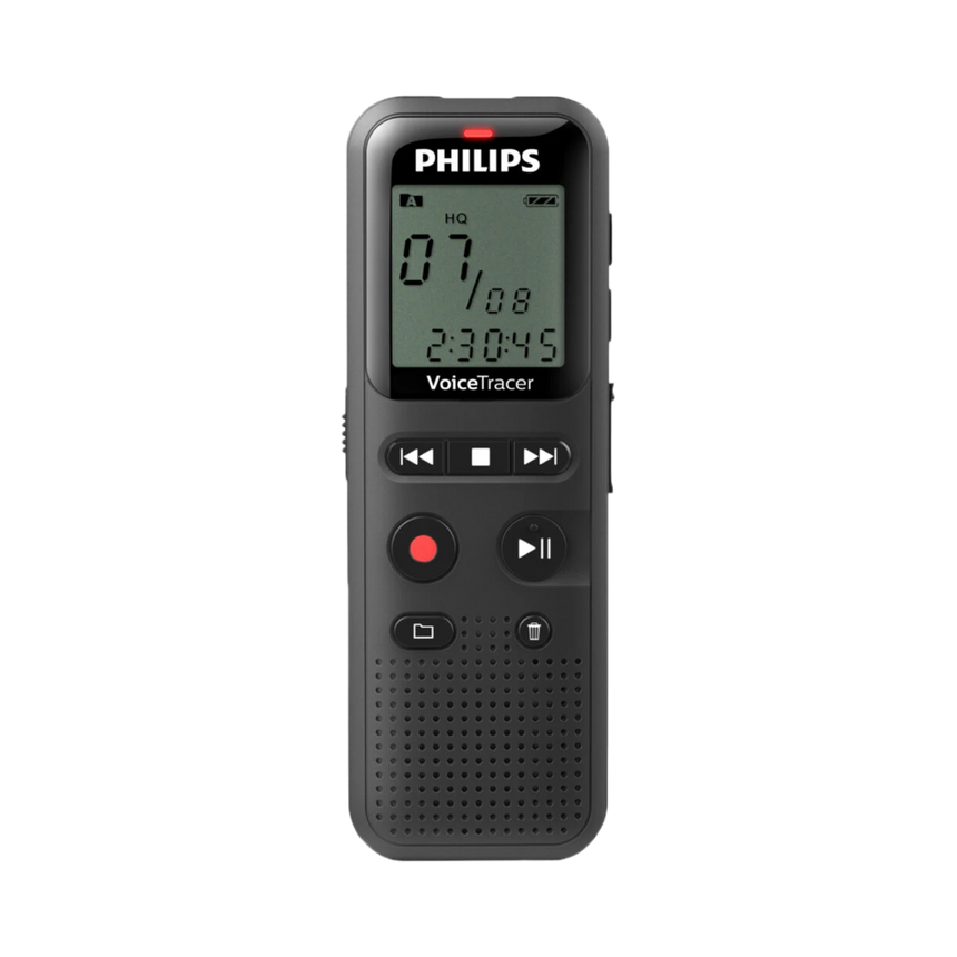 Philips VoiceTracer Digital Voice Recorder 8 GB DVT1160 (Black) — Being Shipped