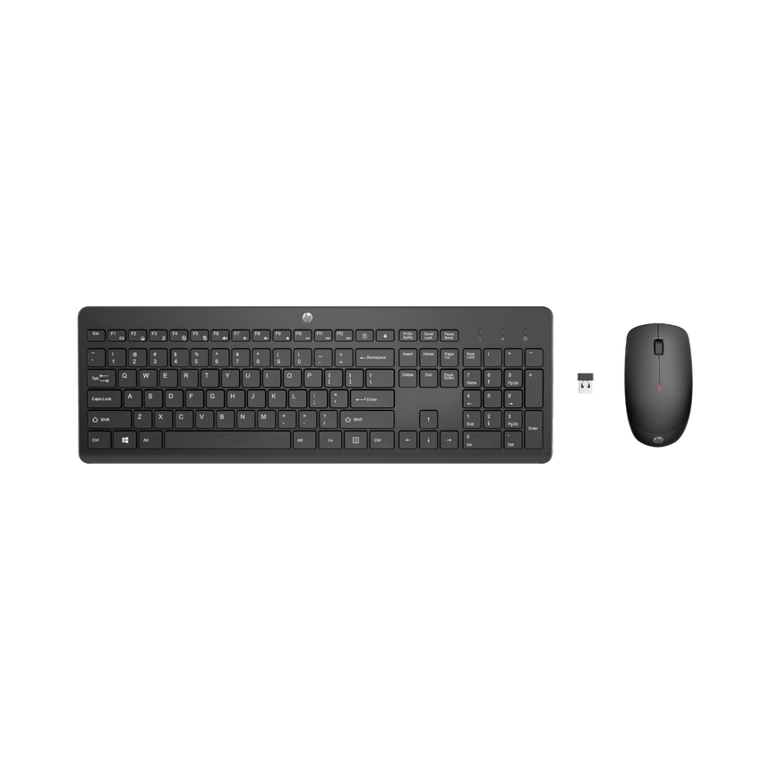 HP 230 2.4GHz Wireless Mouse & Keyboard Combo (Black) — Being Shipped