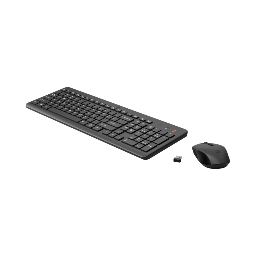HP 330 Ergonomic 2.4 GHz Wireless Mouse & Keyboard Combo (Black) — Being Shipped