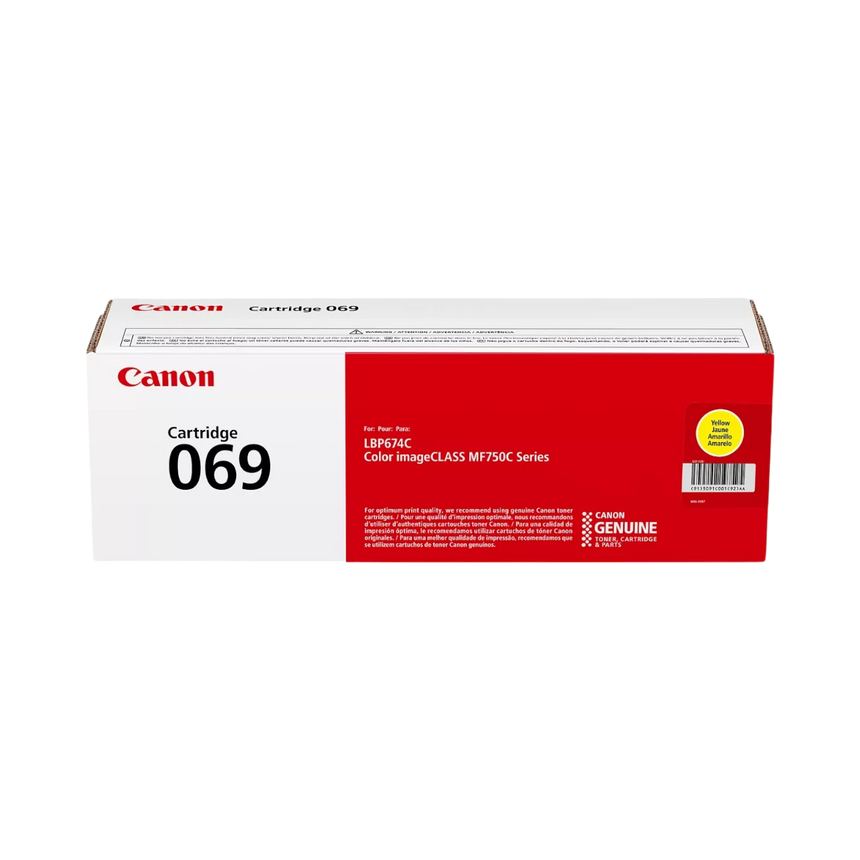 Canon 069 Yellow Toner Cartridge for imageCLASS laser printers — Being Shipped