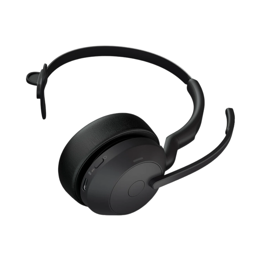 Jabra Evolve 65 SE Link380A MS Mono Headset with Charging Stand (Black) — Being Shipped