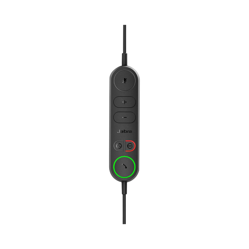 Jabra Engage 40 Inline Link USB-A UC Stereo Wired Headset (Black) — Being Shipped