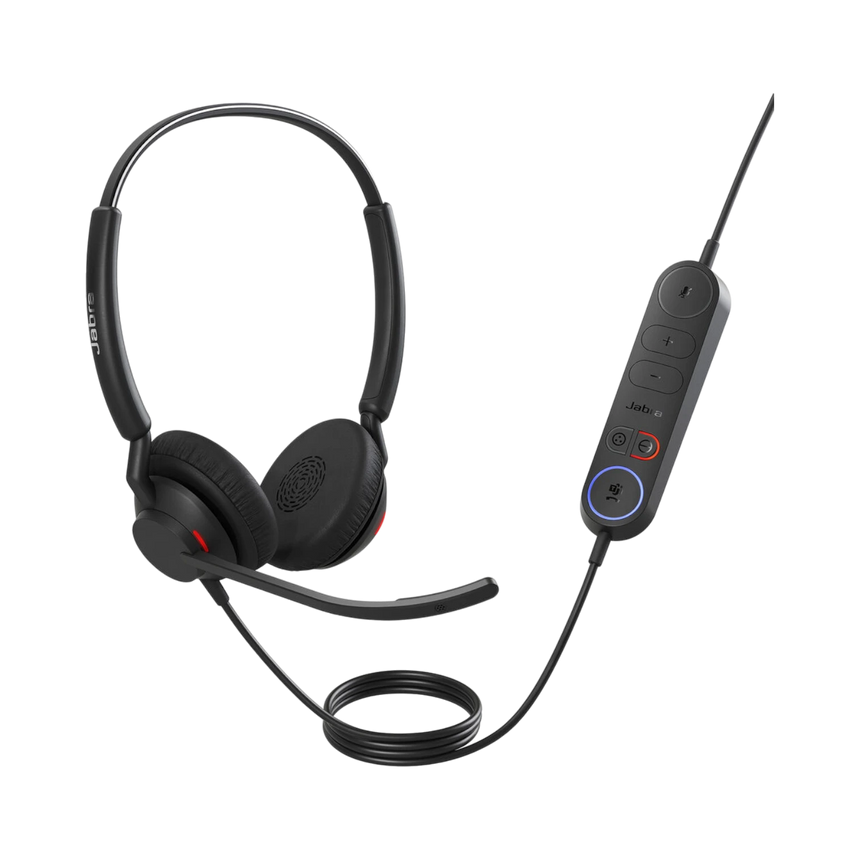 Jabra Engage 40 Inline Link USB-A UC Stereo Wired Headset (Black) — Being Shipped