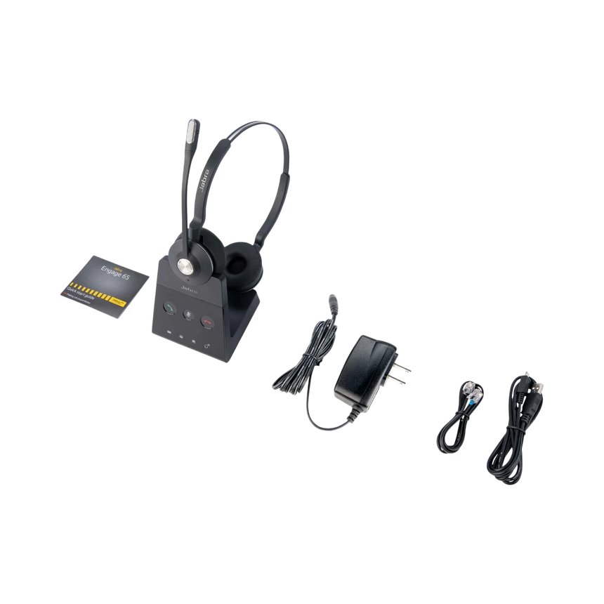 Jabra Engage 65 Wireless Stereo Headset (Black) — Being Shipped