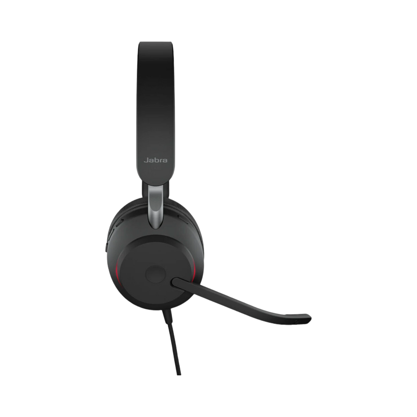 Jabra Evolve2 40 SE Mono Wired On-Ear Headset (Black) — Being Shipped