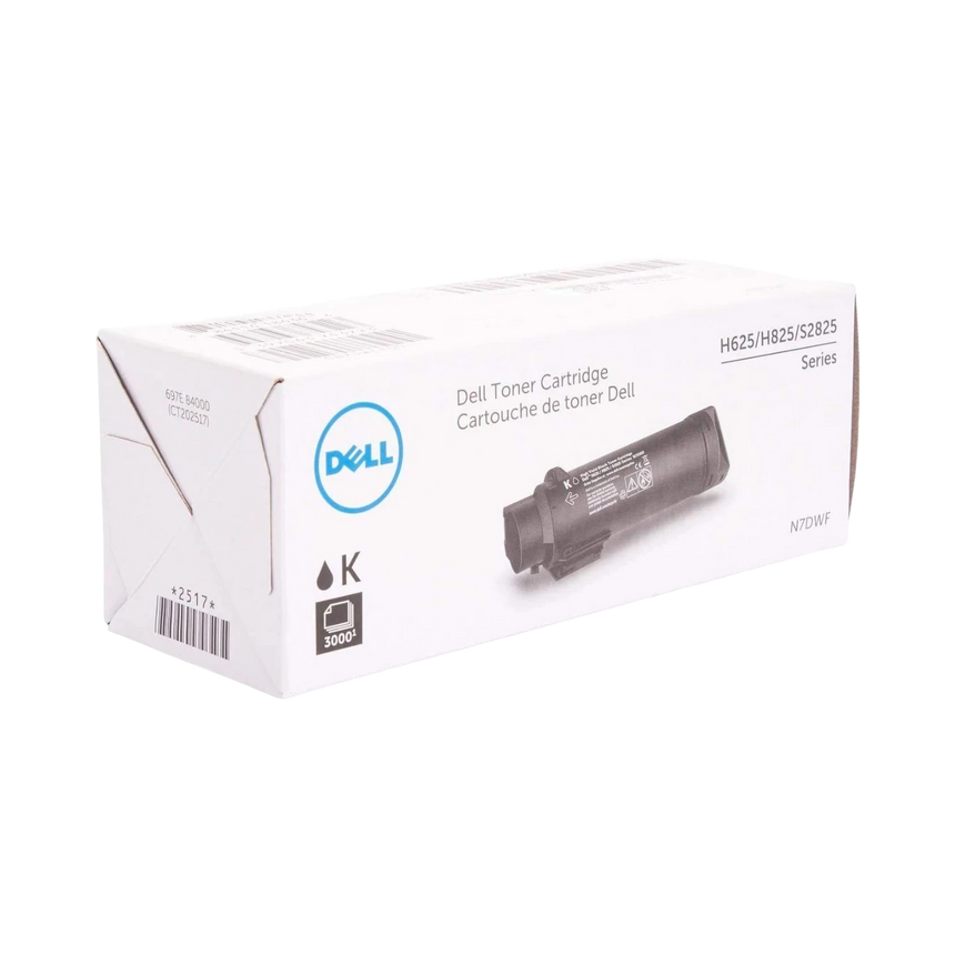 Dell Black High Yield Toner Cartridge 3,000 Pages for H625cdw/H825cdw/S2825cdn Printers — Being Shipped