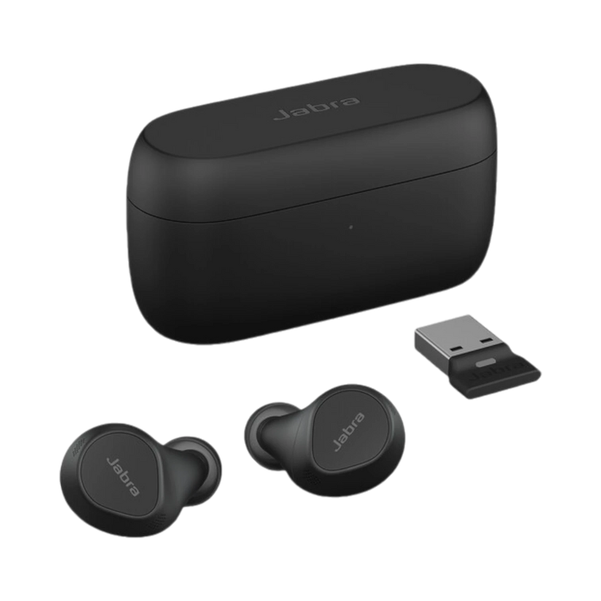 Jabra Evolve2 Buds USB-A MS Earbuds with USB-A Bluetooth Dongle — Being Shipped