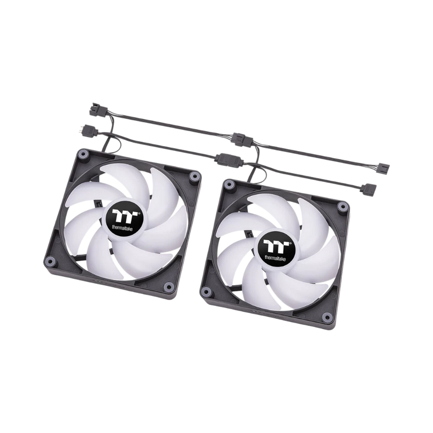 Thermaltake CT120 ARGB 2-Pack PC Cooling Fan (Black) — Being Shipped