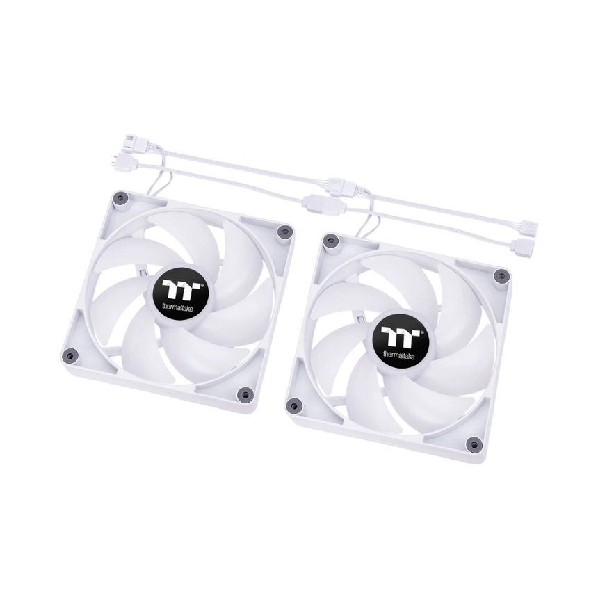 Thermaltake CT140 PC ARGB 2-Pack Cooling Fan (White) — Being Shipped
