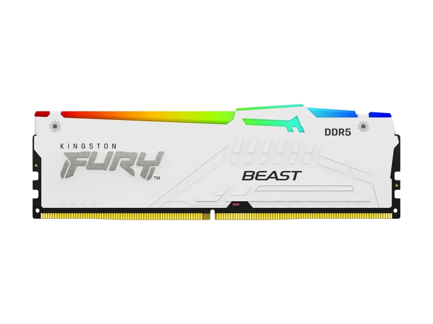Kingston FURY Beast White 5200MT/s 16GB DDR5 RGB Memory — Being Shipped