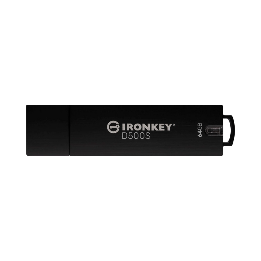 Kingston IronKey D500S Hardware-Encrypted USB 64GB Flash Drive — Being Shipped
