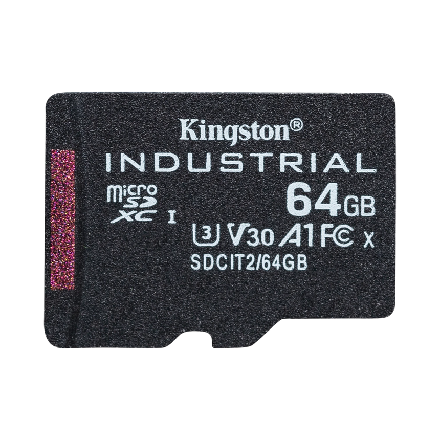 Kingston Industrial UHS-I 64GB microSDXC Memory Card with SD Adapter — Being Shipped