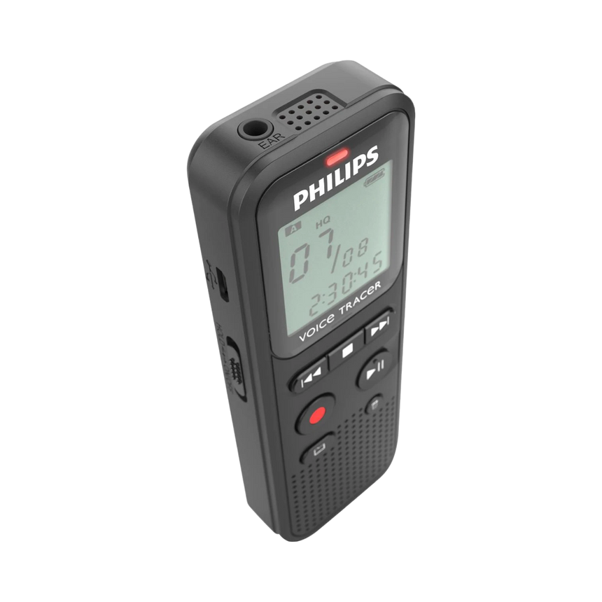 Philips VoiceTracer Digital Voice Recorder 8 GB DVT1160 (Black) — Being Shipped