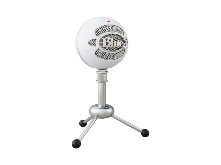 Logitech Blue Snowball USB Condenser Microphone (White) — Being Shipped