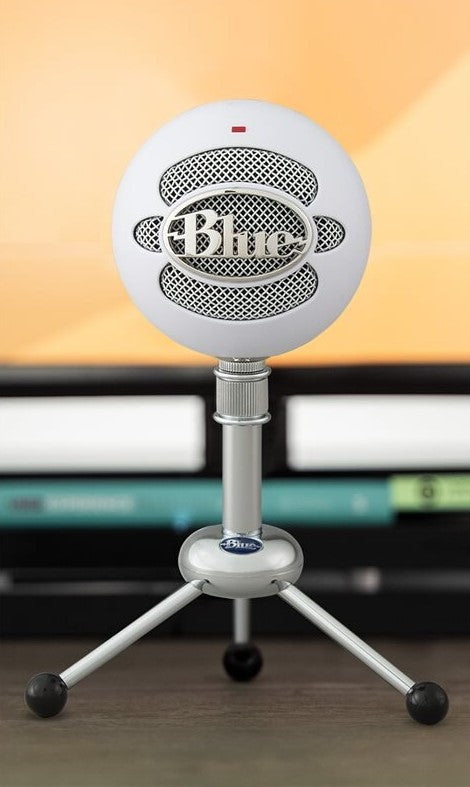 Logitech Blue Snowball USB Condenser Microphone (White) — Being Shipped