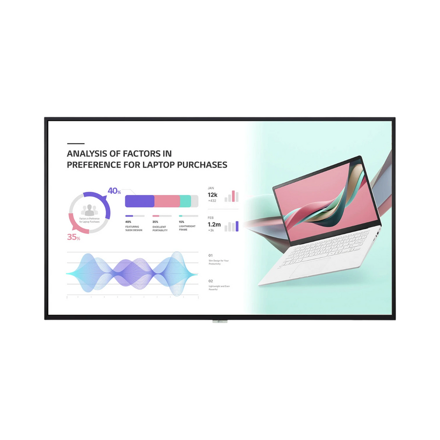 LG UH5J Series 98" 4K Smart LED Commercial Display — Being Shipped