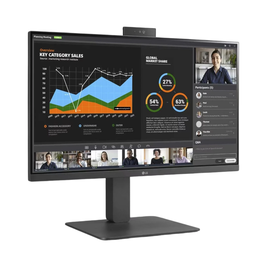 LG 27BR750C-C 27" Full HD IPS Monitor with Built-in Webcam & USB-C — Being Shipped