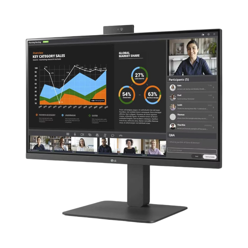 LG 27BR750C-C 27" Full HD IPS Monitor with Built-in Webcam & USB-C — Being Shipped