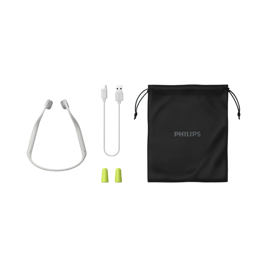 Philips Kids Open-Ear Bluetooth Bone Conduction Headphones (Gray) — Being Shipped