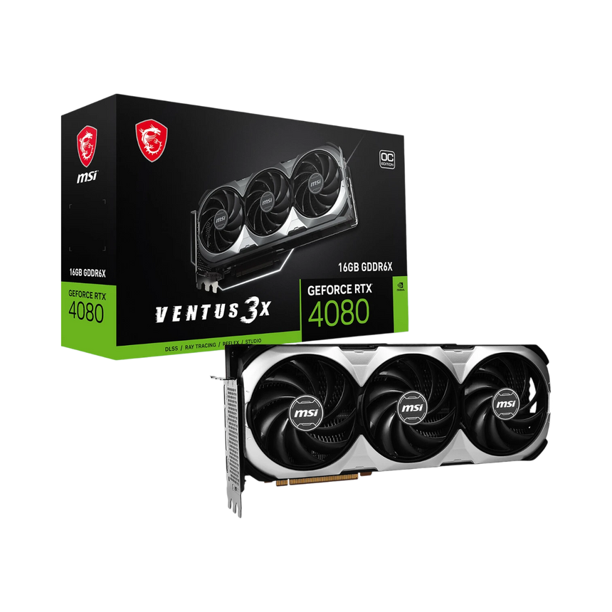 MSI GeForce RTX 4080 16GB VENTUS 3X OC Graphics Card — Being Shipped