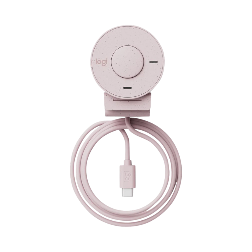 Logitech Brio 300 1080p Full HD Webcam (Rose) — Being Shipped