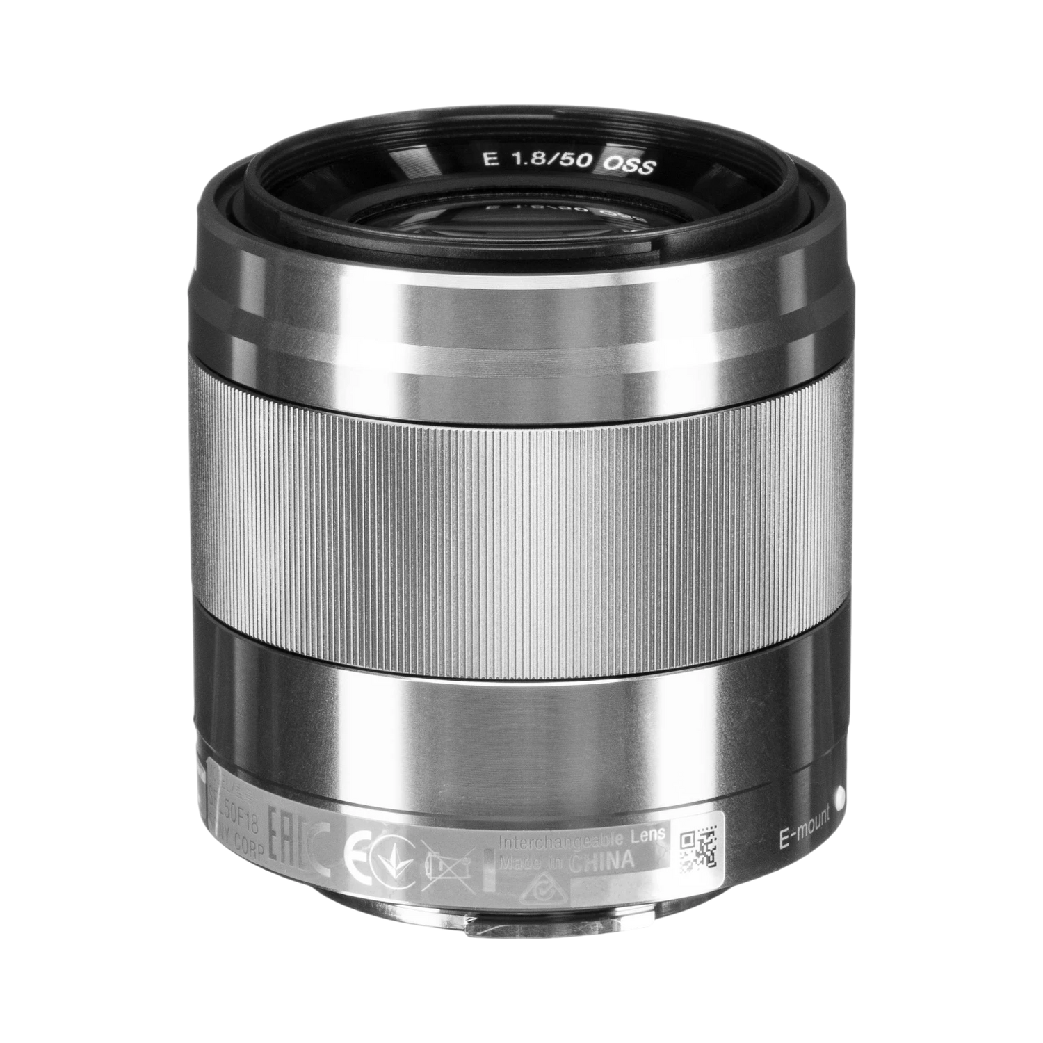 Sony E 50mm f/1.8 OSS APS-C Prime Lens with Optical Stabilization (Silver) — Being Shipped