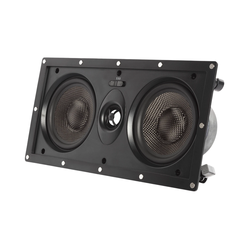 Denon DN-205W 5.25" Two-Way Dual-Woofer In-Wall Rectangular Speaker (White) — Being Shipped