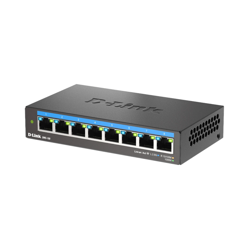 D-Link 8-Port 2.5Gbps Multi-Gigabit Unmanaged Switch — Being Shipped