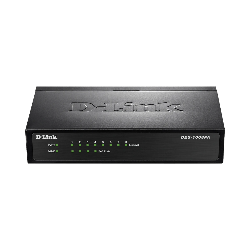 D-Link 8-Port Fast Ethernet PoE Unmanaged Desktop Switch — Being Shipped