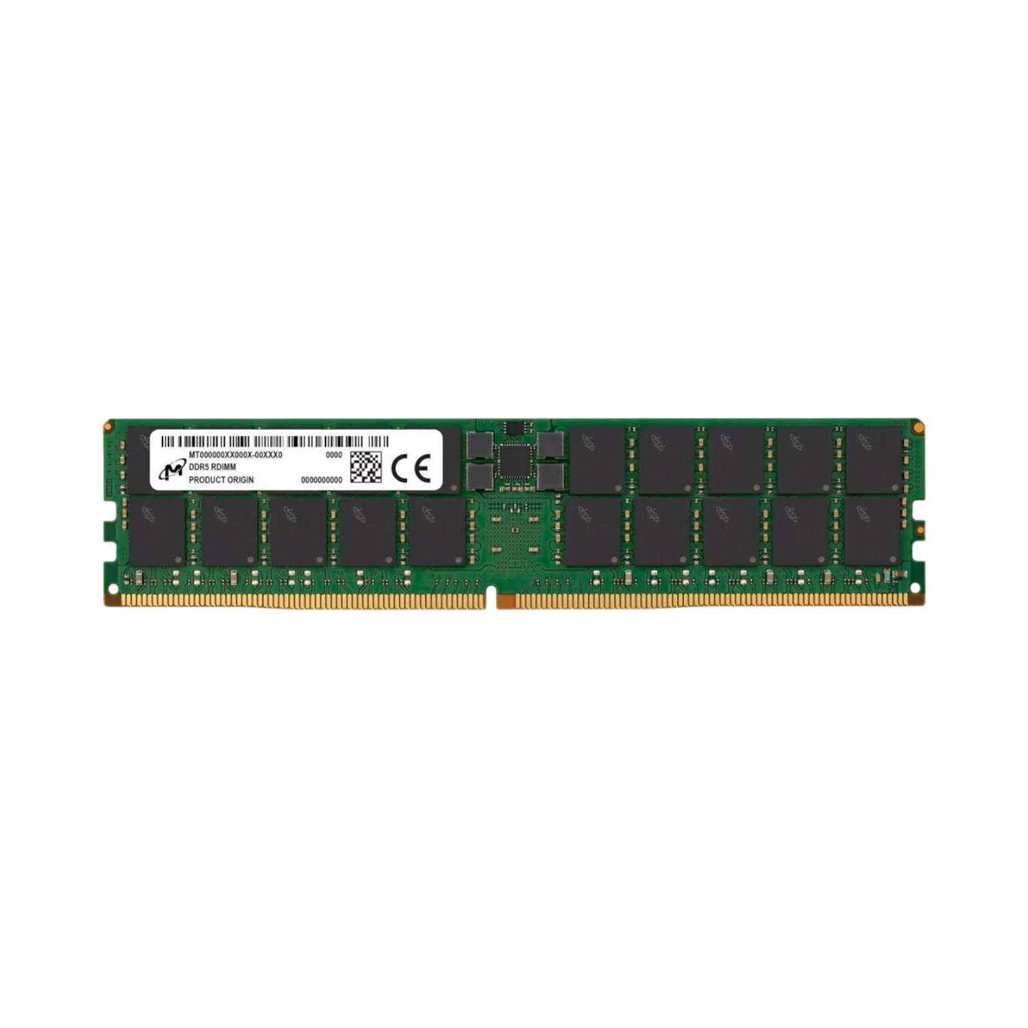 Micron DDR5 96GB 4800MHz 288-Pin Registered ECC Memory — Being Shipped